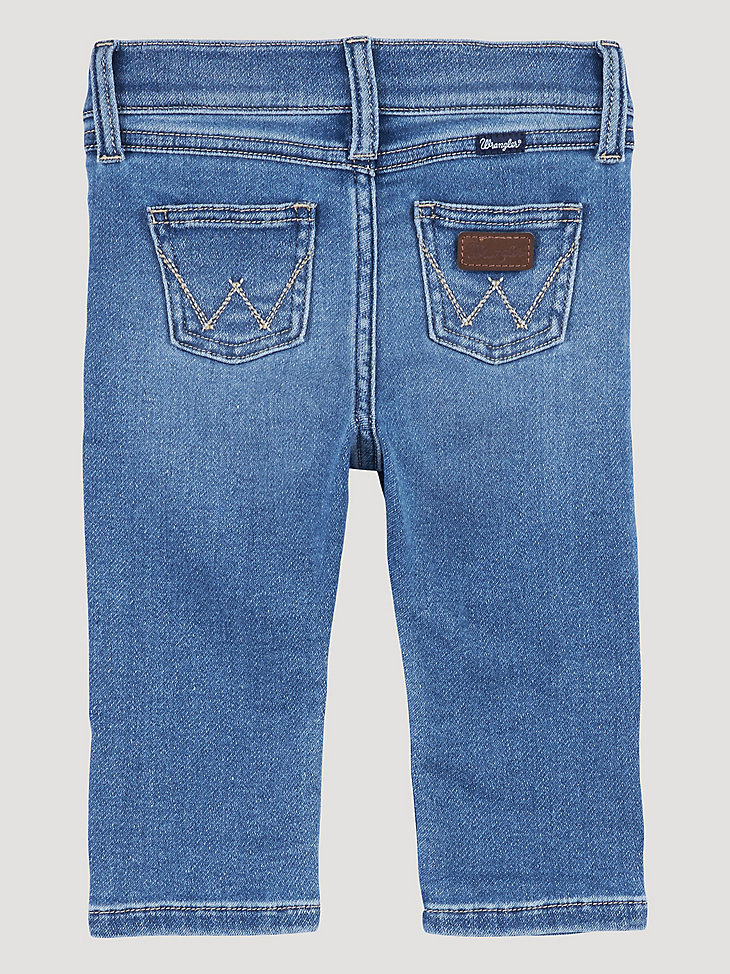Little Boy's Stitched Pocket Bootcut Jean in Amos alternative view
