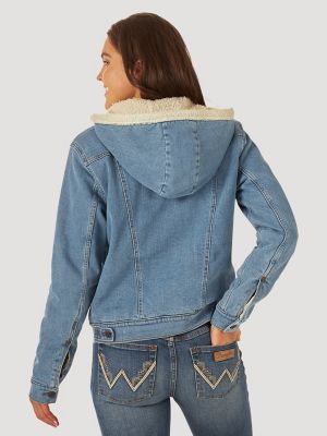 Hooded Padded Denim Jacket - Ready to Wear