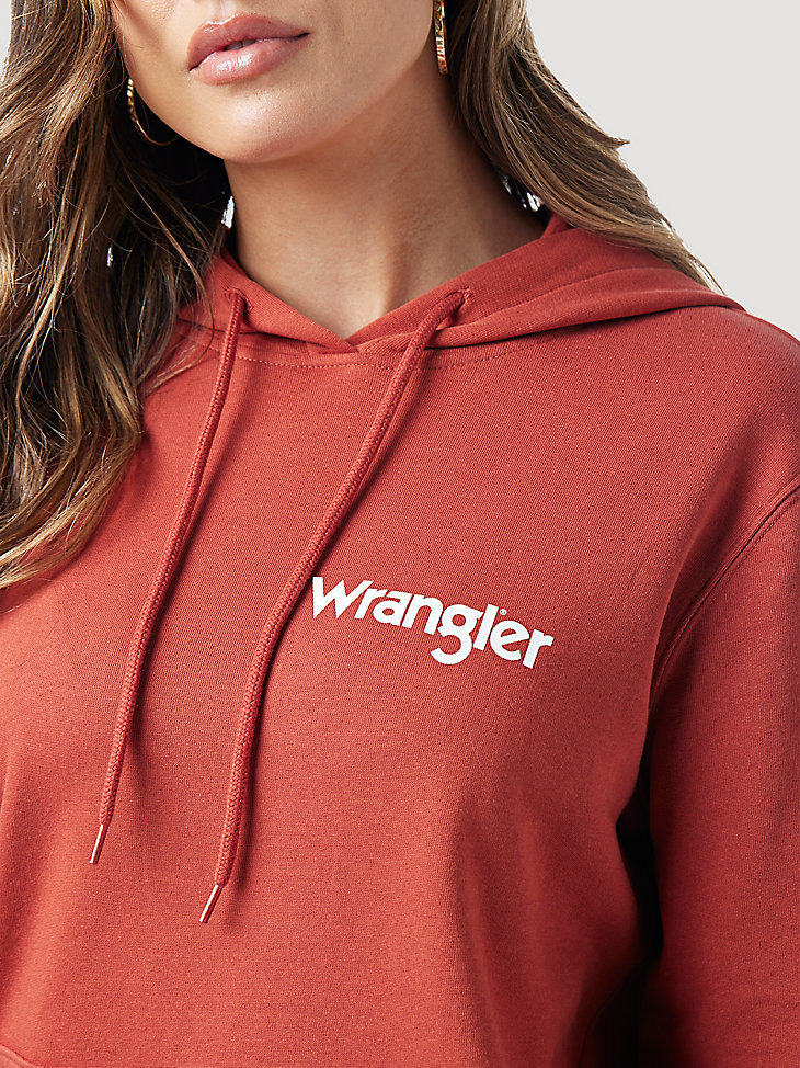 Women's Wrangler Retro® Logo Arm Pullover Hoodie