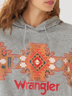 Women's Wrangler Retro® Southwestern Cropped Pullover Hoodie | The Monarch  Look | Wrangler®