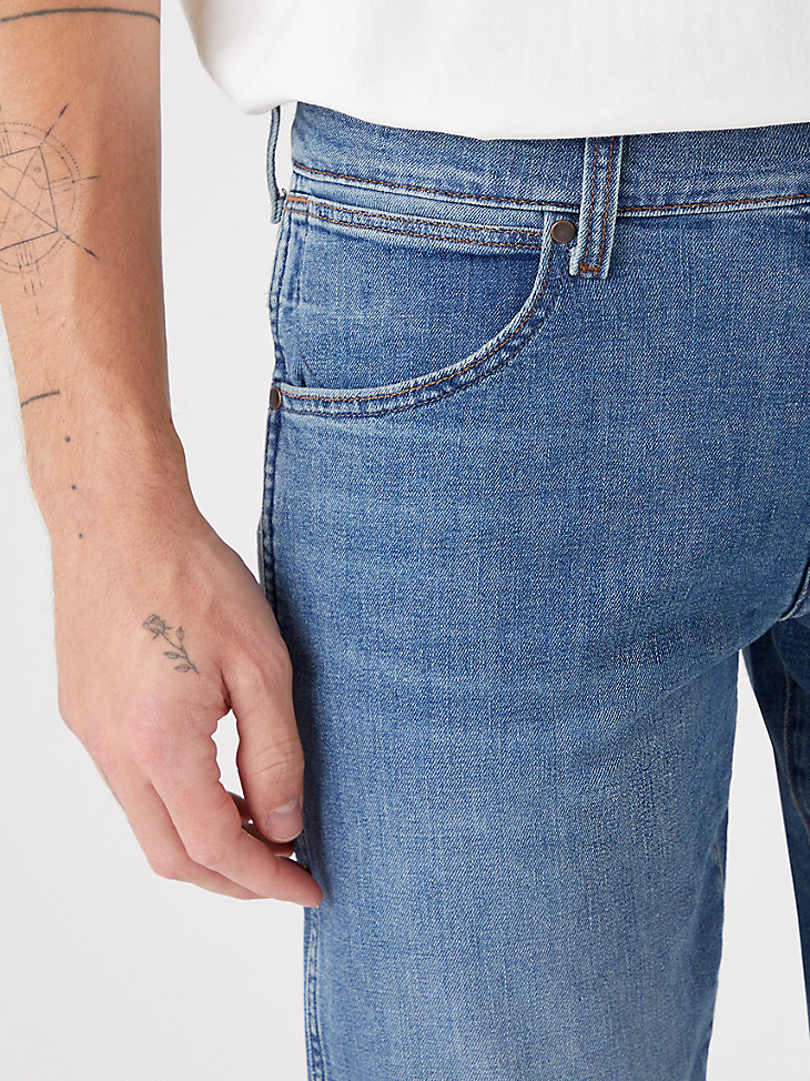 Wrangler Denim Larston Jeans in Blue for Men Mens Clothing Jeans Straight-leg jeans 