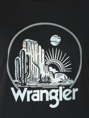 Women's Wrangler Short Sleeve Watercolor Desert Graphic Tee