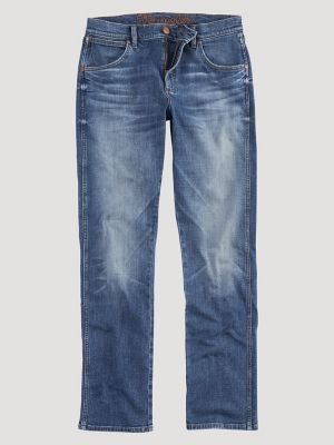 Wrangler Men's Retro Slim Fit Straight Leg Jean, Cottonwood, 29x32