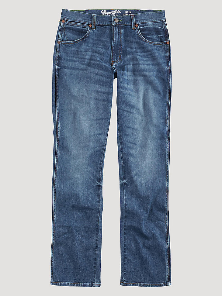 Light Blue WA157 SECONDS Mens Wrangler Greensboro Straight Stretch Fit Jeans 