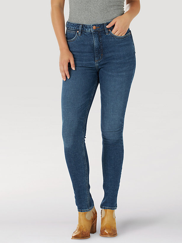 The Wrangler Retro® Green Jean: Women's High Rise Skinny