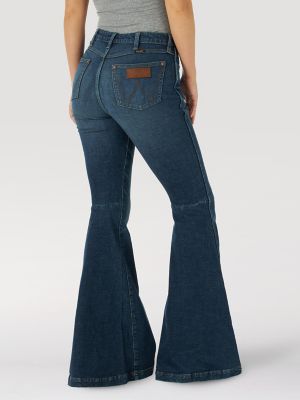 The Wrangler Retro® Premium Jean: Women's High Rise Trumpet Flare in Jana