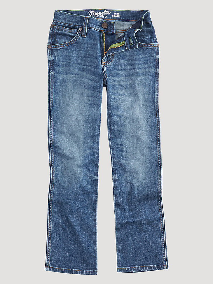 Toddler Boy's Wrangler Retro® Slim Straight Jean (1-3T) in Ferris alternative view