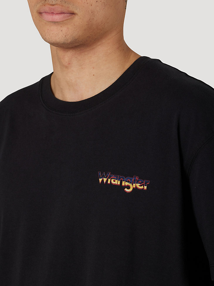 Men's Wrangler Vintage Fit T-Shirt in Faded Black alternative view 7