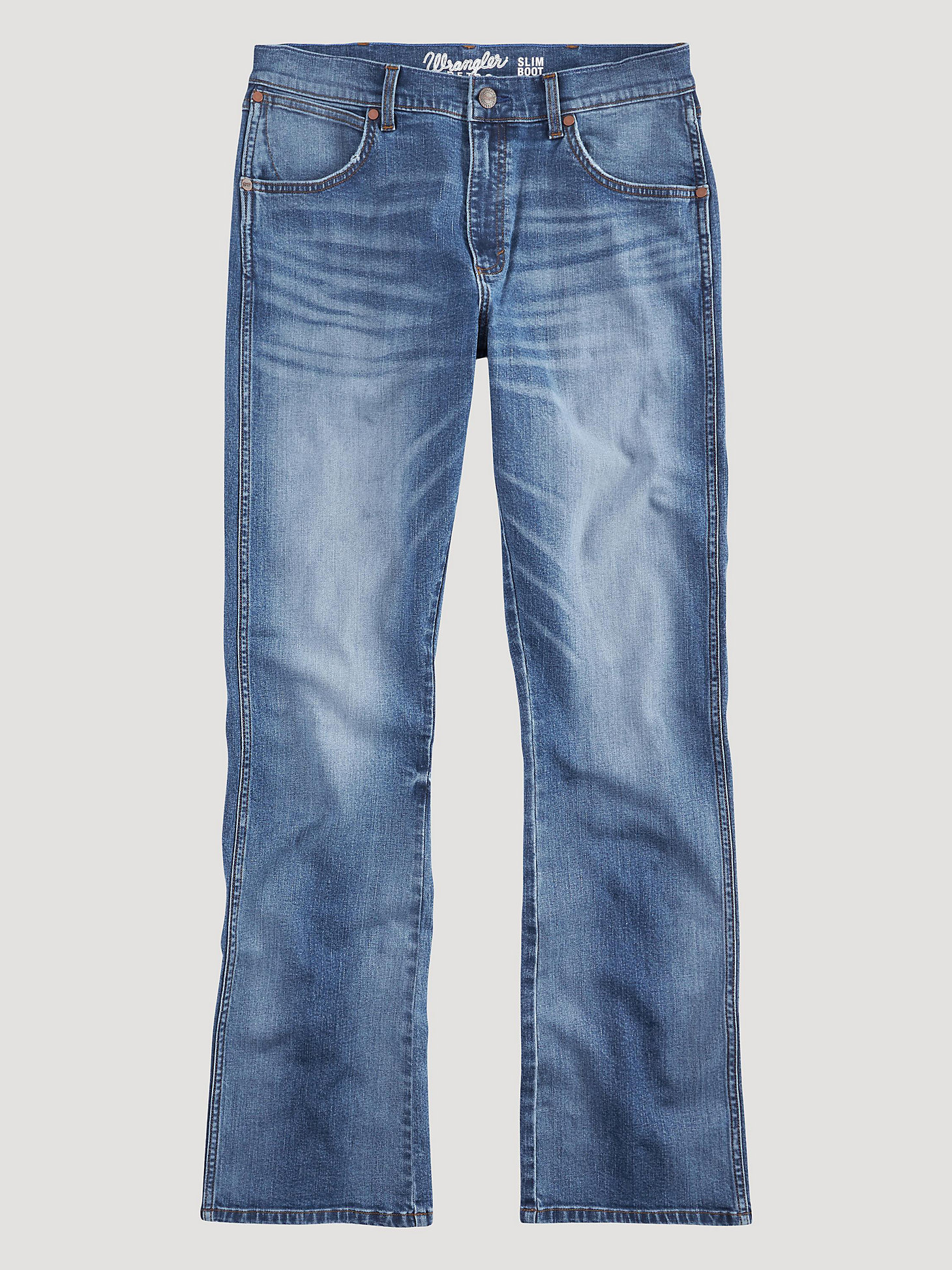 Men's Wrangler Retro® Slim Fit Bootcut Jean in Llano alternative view 6
