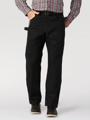 RIGGS Relaxed Fit Utility Work Pant in Jet Black