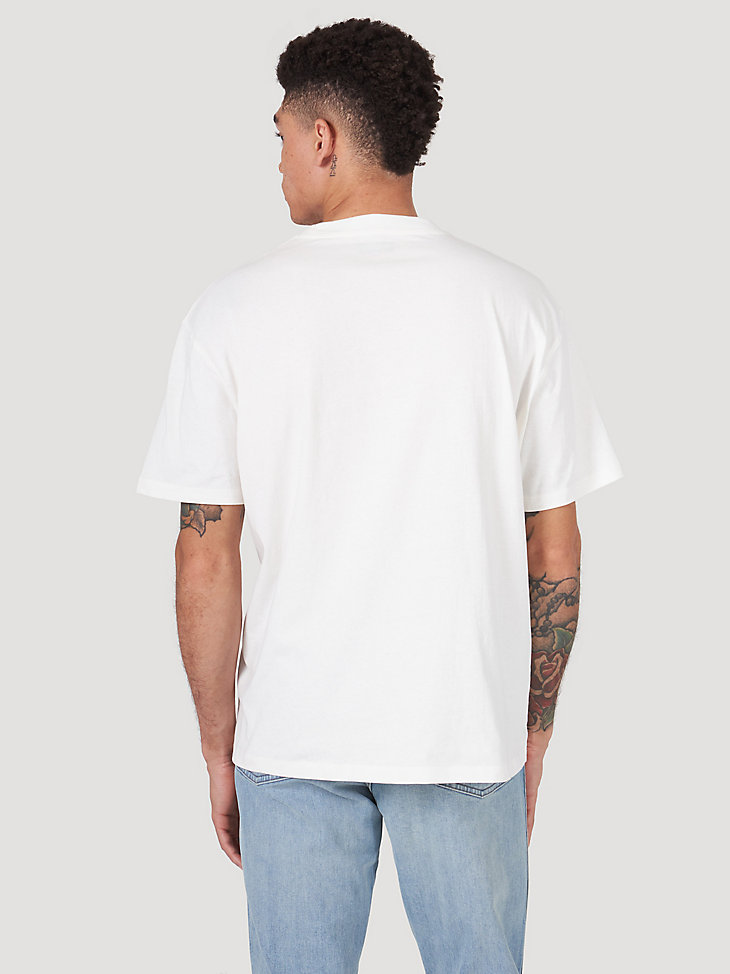 Wrangler x Fender On Tour T-Shirt in Worn White alternative view