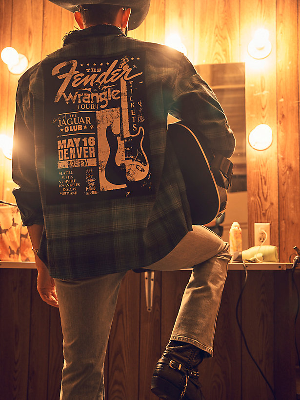 Wrangler x Fender Men's Oversized Tour Shirt