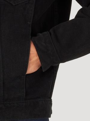 Wrangler&reg; Cowboy Cut&reg; Unlined Denim Jacket in Shadow Black