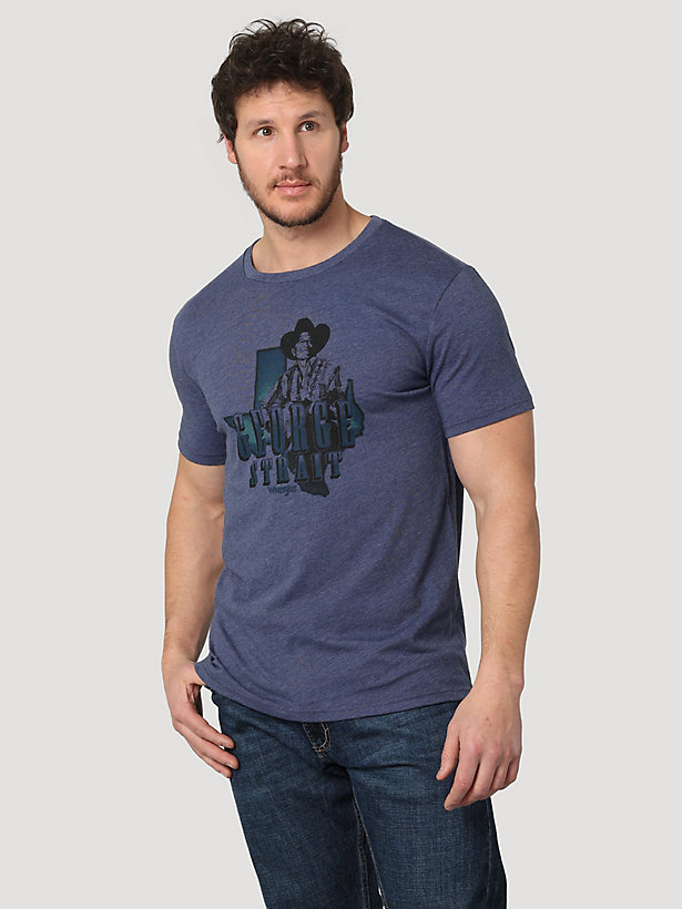 Men's George Strait Short Sleeve Texas Graphic T-Shirt
