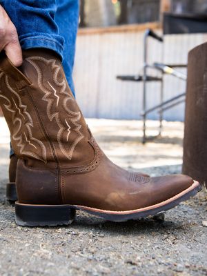 mens brown roper boots