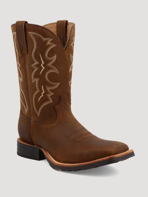 Men's Square Toe All Around Western Boot | Men's FOOTWEAR | Wrangler®