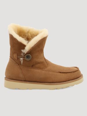 sheepskin lined ankle boots ladies