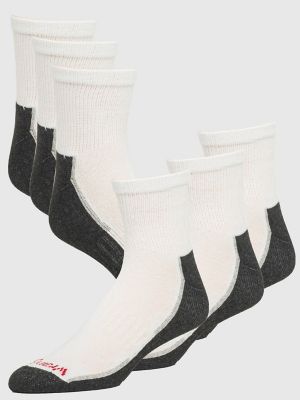 Men's Wrangler Cushioned Ankle Socks (6Pack)