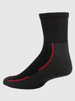 Mens Ankle Socks (6-Pack):Black:ONE SIZE alternative view