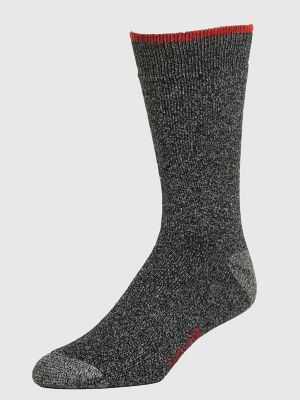 Mens Work Socks (3-Pack):Black:ONE SIZE alternative view 4