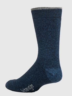 Mens Work Socks (3-Pack):Navy:ONE SIZE alternative view