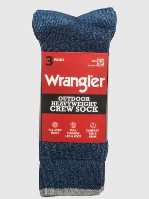 Mens Work Socks (3-Pack):Navy:ONE SIZE alternative view 3