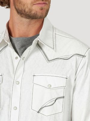 wrangler embroidered shirts