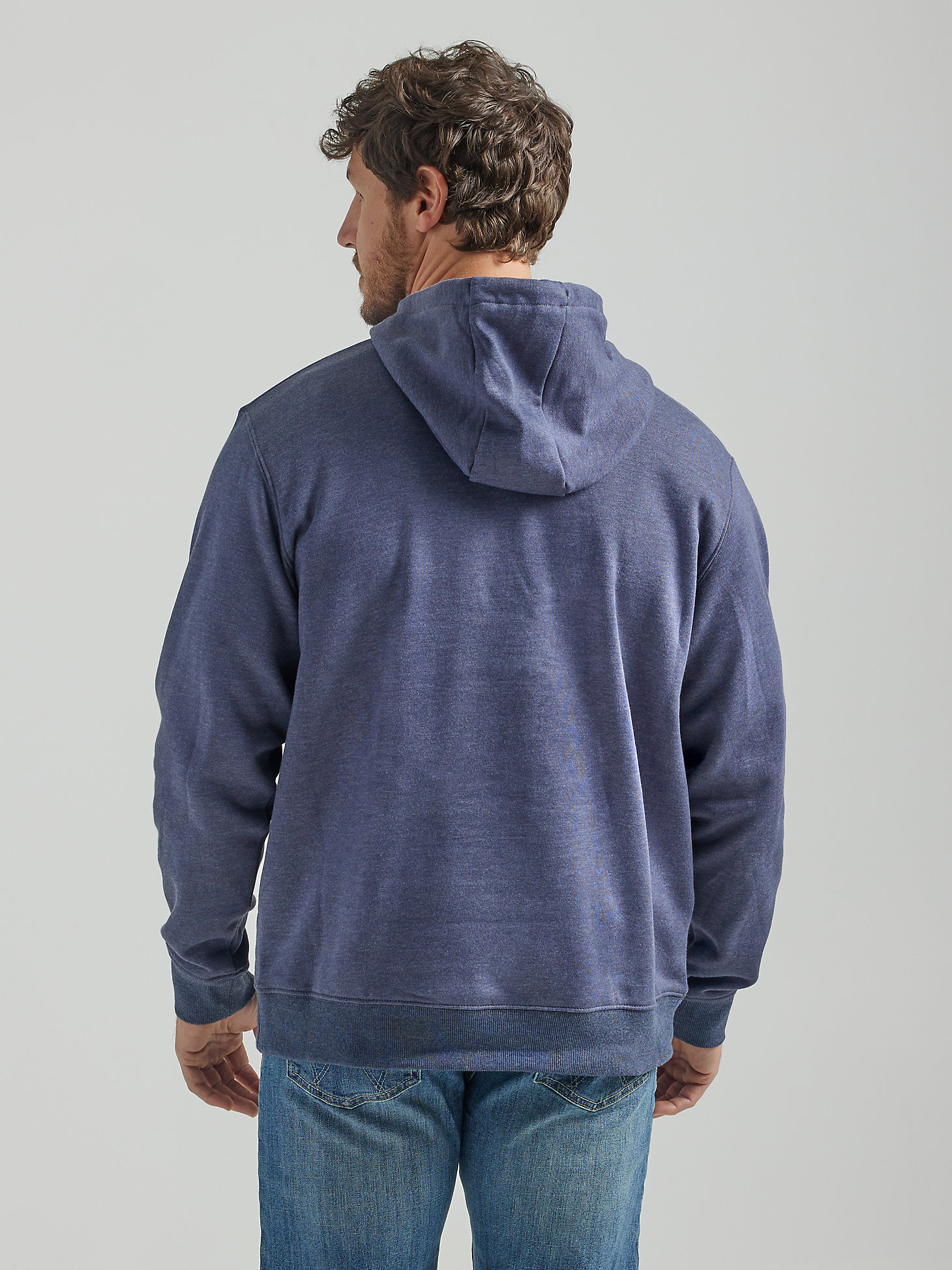 Men's George Strait Out Of Texas Hoodie in Navy Heather alternative view 2