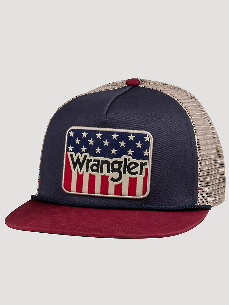 Wrangler American Flag Mesh Hat | Men's ACCESSORIES | Wrangler®