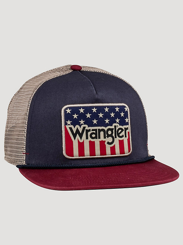 Wrangler American Flag Mesh Hat