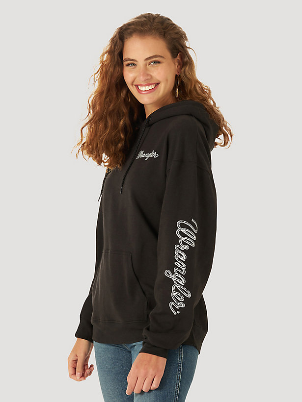 Women's Wrangler Retro® Long Sleeve Pullover Logo Hoodie