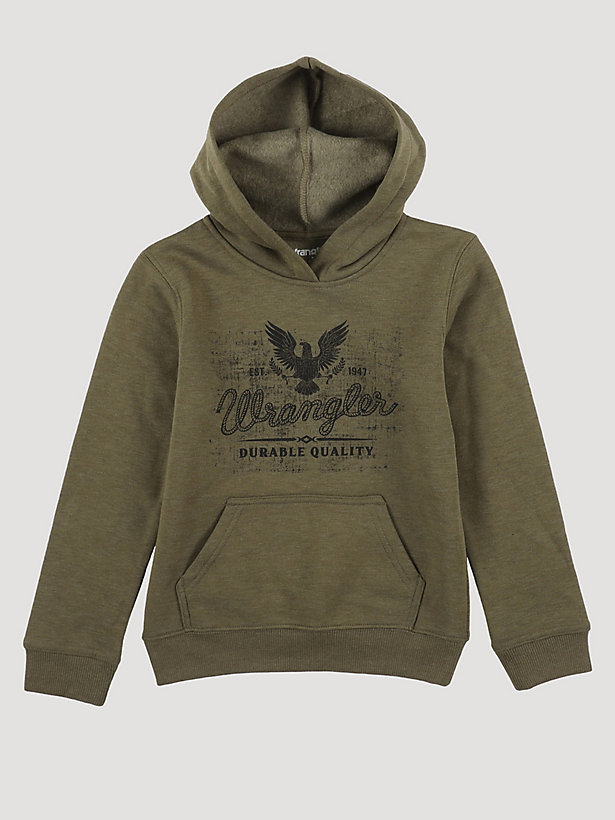 Boy's Wrangler Eagle Durable Quality Pullover Hoodie