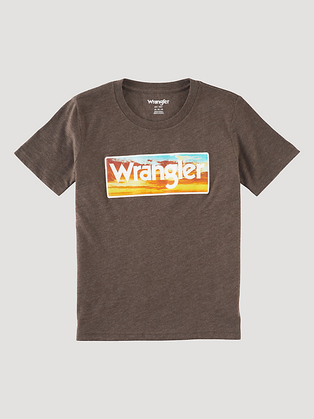 Boy's Wrangler Sunrise Logo T-Shirt
