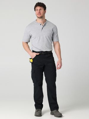 Wrangler Workwear Twill Cargo Pant in Jet Black