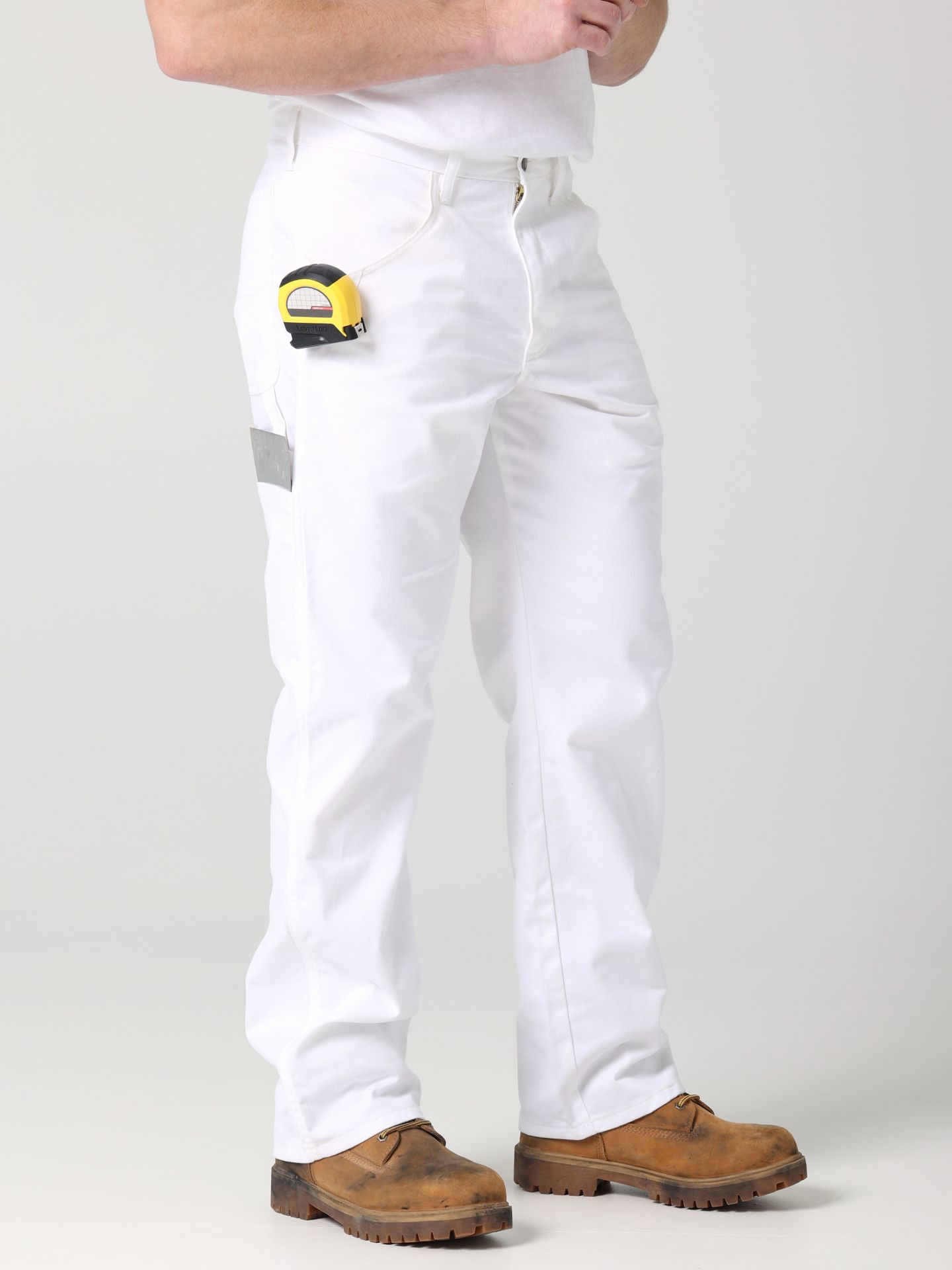 Мужские брюки Wrangler Workwear Painters, цвет: Яркий белый — фото 2