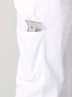 Portwest Unisex White Cotton Painters Pants - iWantWorkwear