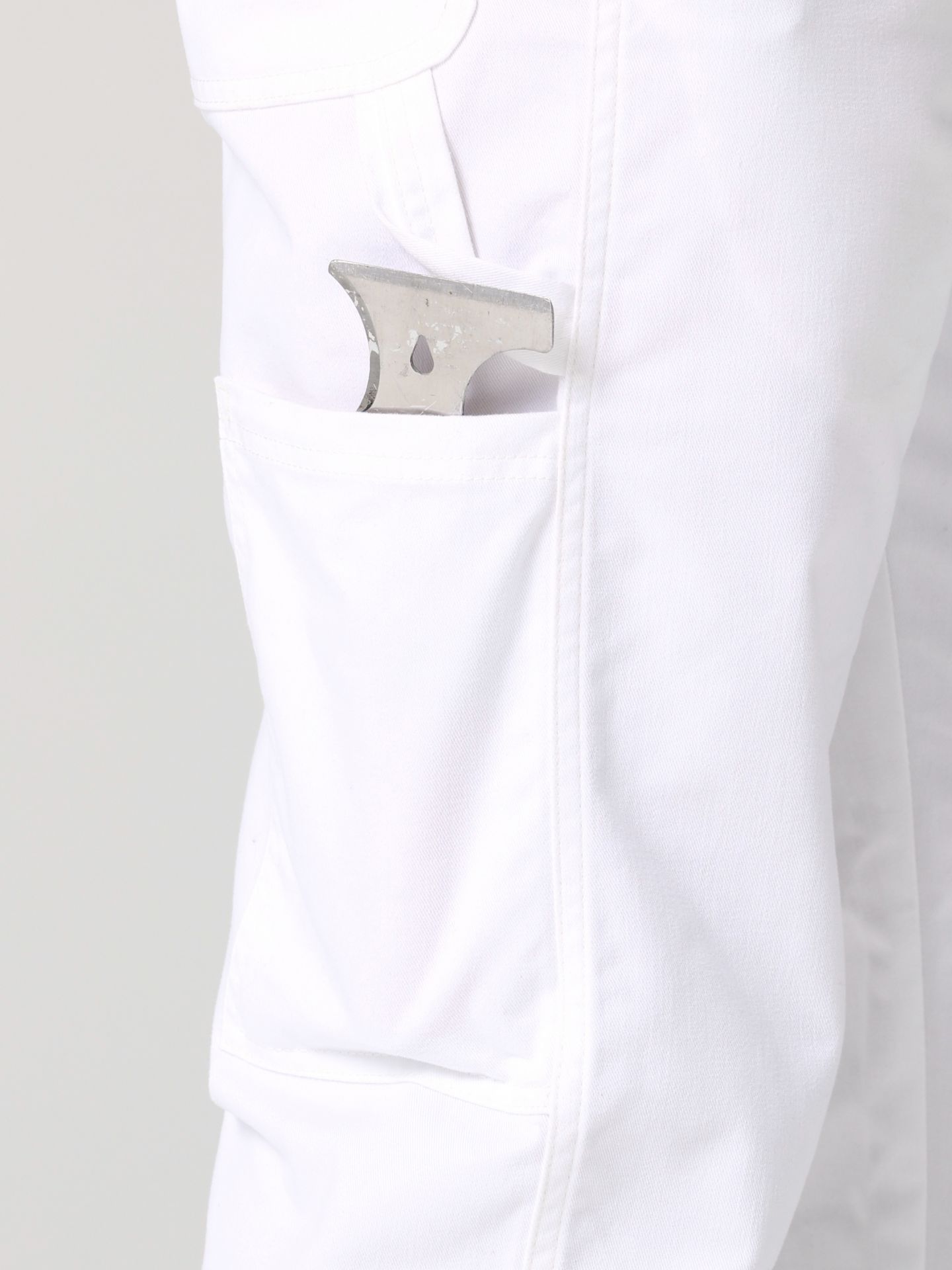 Мужские брюки Wrangler Workwear Painters, цвет: Яркий белый — фото 4