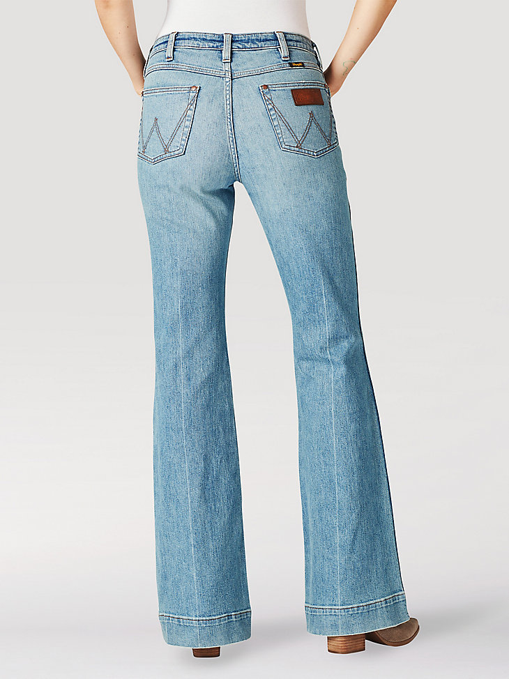 The Wrangler Retro® Premium Jean: Women's High Rise Trouser in Emma alternative view 2