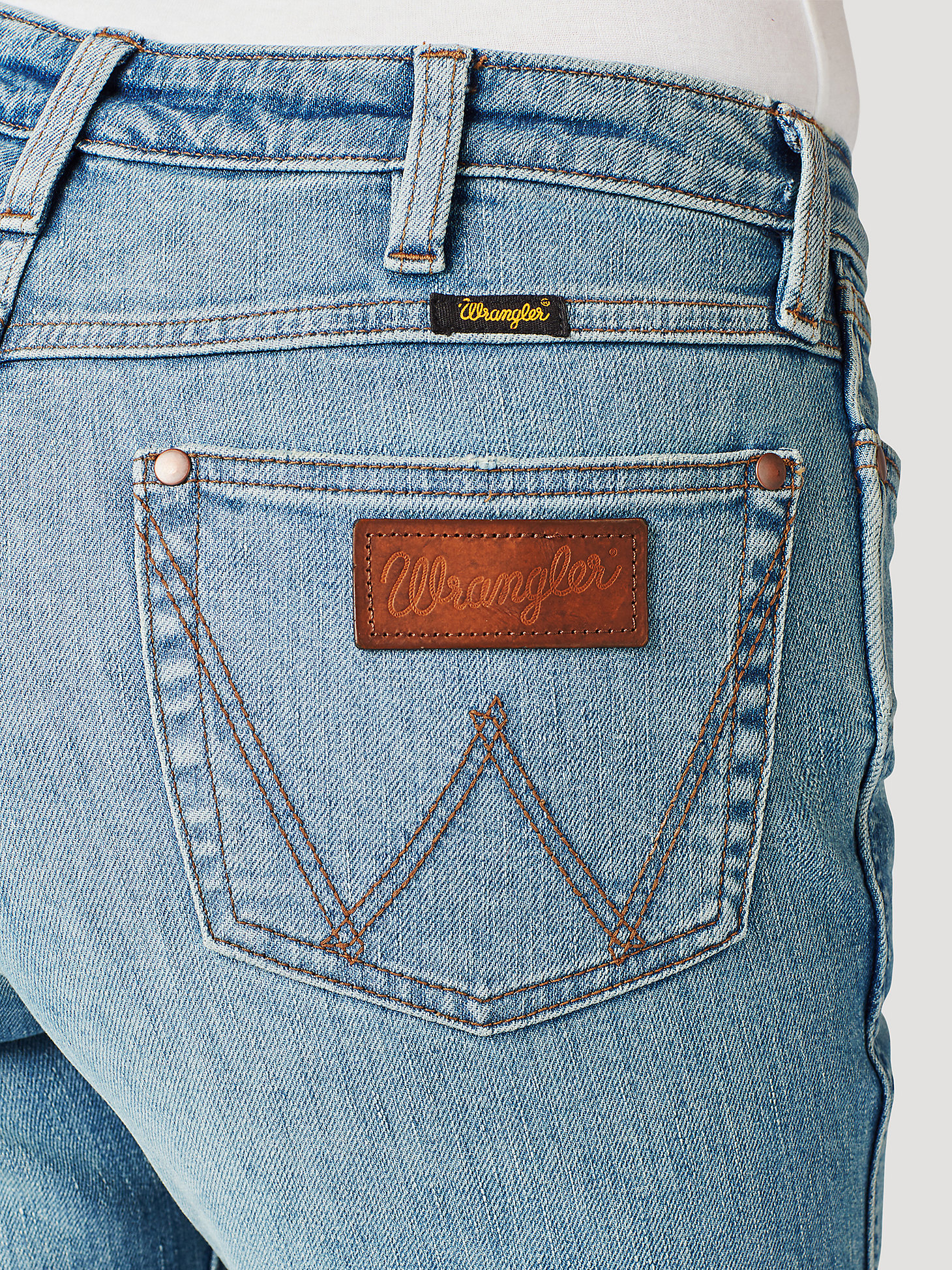 The Wrangler Retro® Premium Jean: Women's High Rise Trouser in Emma alternative view 3