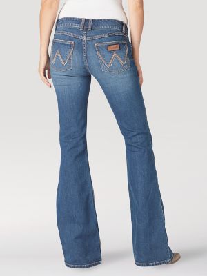 Wrangler Women's High Rise Jana Flare Jeans – Western Edge, Ltd.