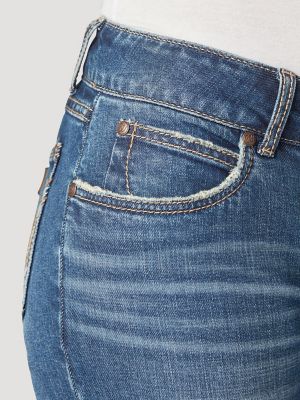 Wrangler Retro Women's Medium Wash High Rise Helen Flare Jeans
