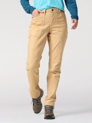 Wrangler Reinforced Softshell Pant - Segunda Mano Pantalones de senderismo  - Mujer - Beige - US 28