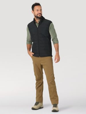 wrangler men's outdoor fleece lined pant