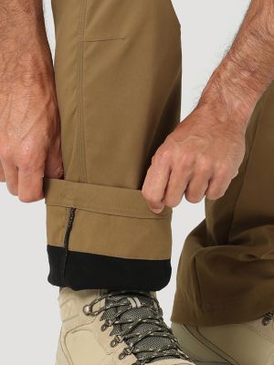 wrangler men's outdoor fleece lined pant