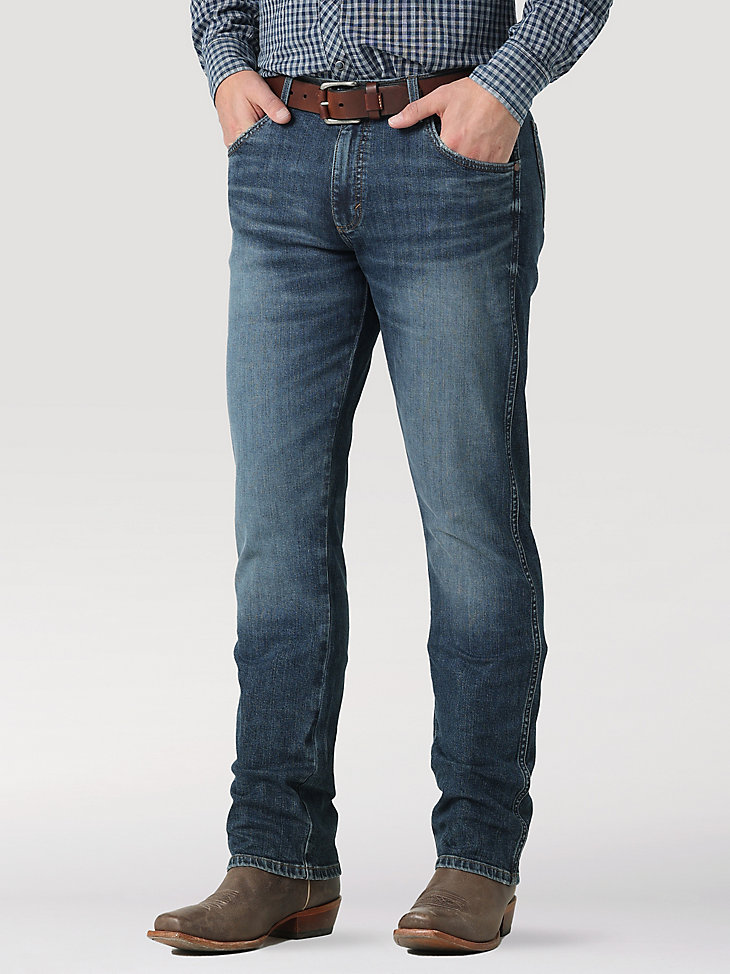 The Wrangler Retro® Premium Jean: Men's Slim Straight in Enerjean alternative view