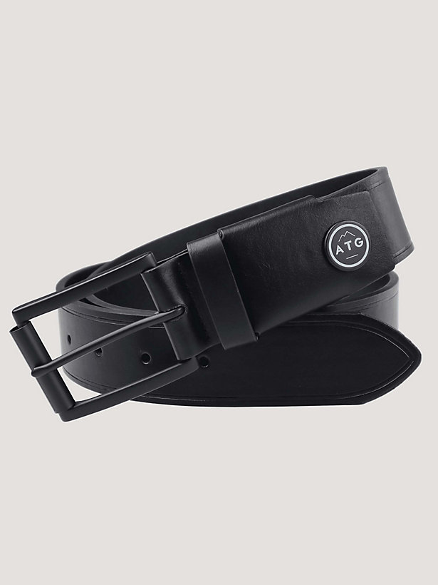 ATG By Wrangler™ Leather Stretch Belt in Matte Black