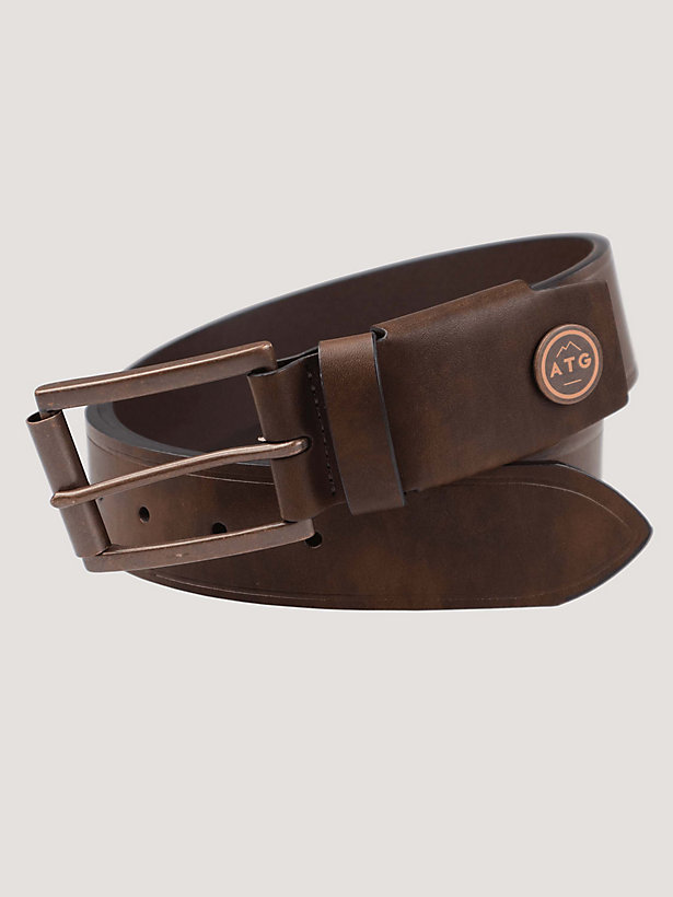 ATG By Wrangler™ Leather Stretch Belt in Matte Copper