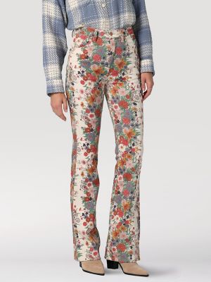 Arriba 96+ imagen wrangler floral pants