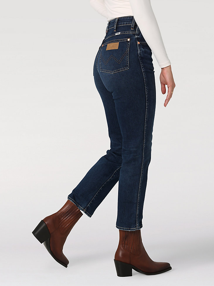 Women's Wrangler® Wild West 603 High Rise Straight Jean in Wild Ride alternative view 4