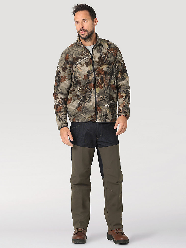 ATG Hunter™ Men's Fleece Jacket in Warmwoods Camo alternative view